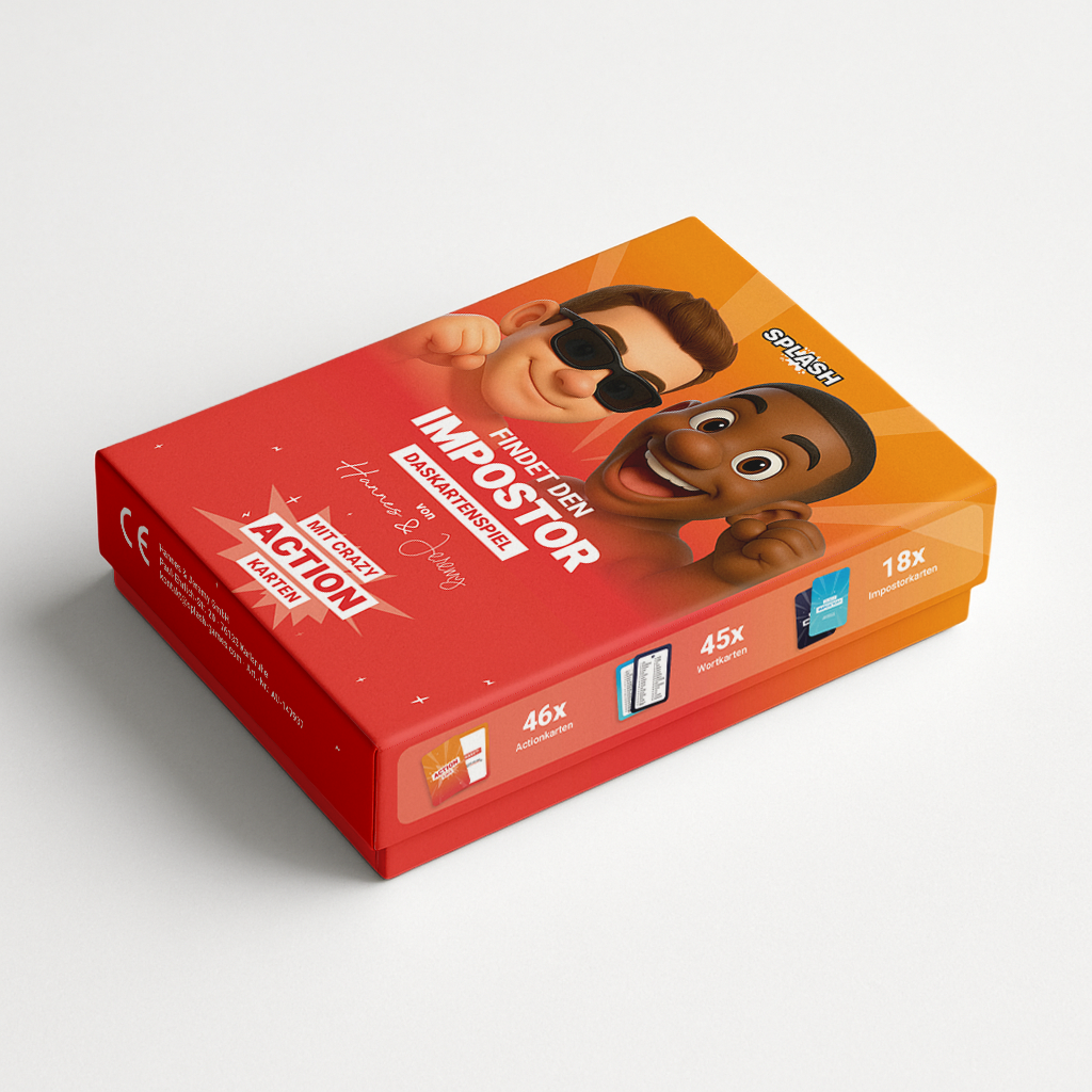 Findet den Impostor Kartenspiel