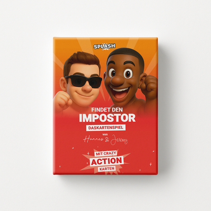 Findet den Impostor Kartenspiel