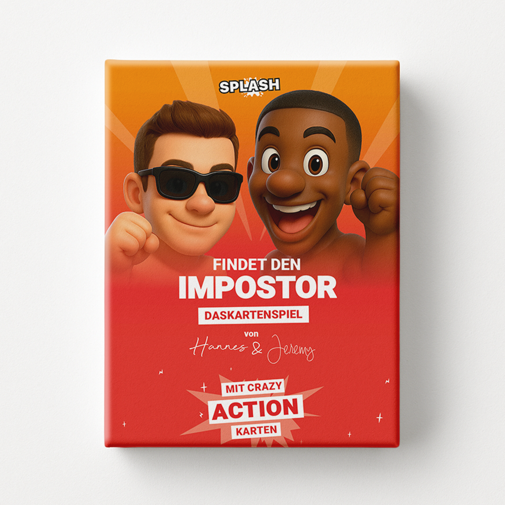 Findet den Impostor Kartenspiel